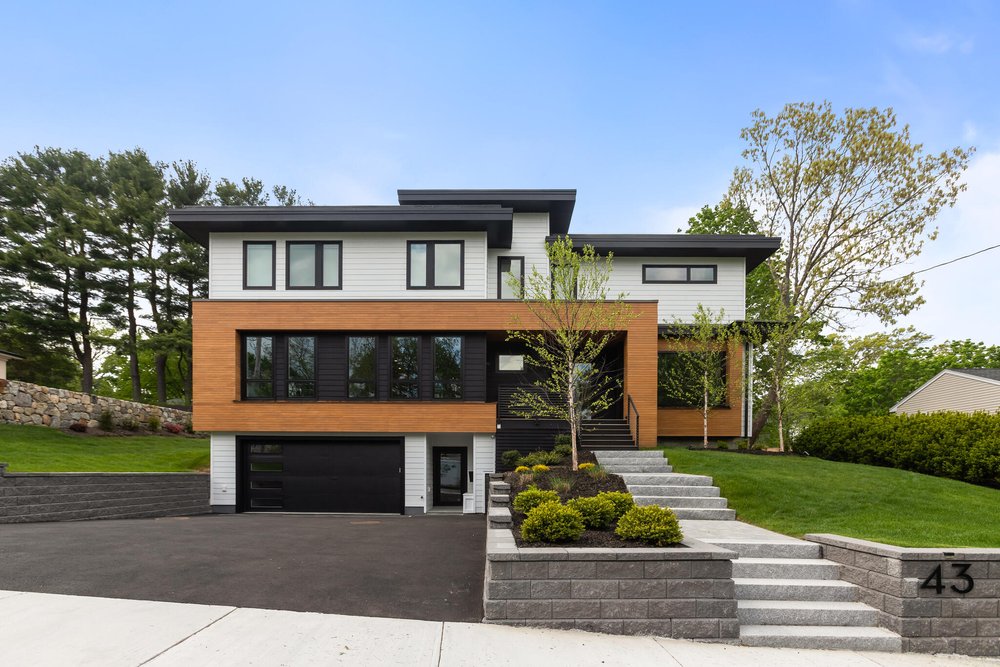 Modern duplex exterior in Los Angeles, photographed by an SFV real estate photographer